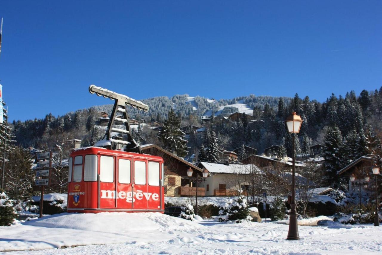 Les Comtes De Savoie - Appartement Renove Proche Du Centre De Megeve Avec Vue Sur Le Mont D'Arbois Eksteriør billede
